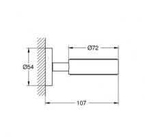 SOPORTE MURAL ESSENTIALS GROHE